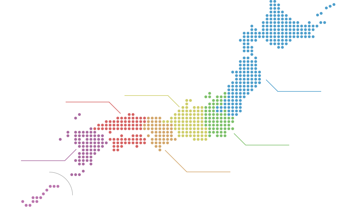 全国70自治体以上 全国各地の自治体で活用の輪が広がっています